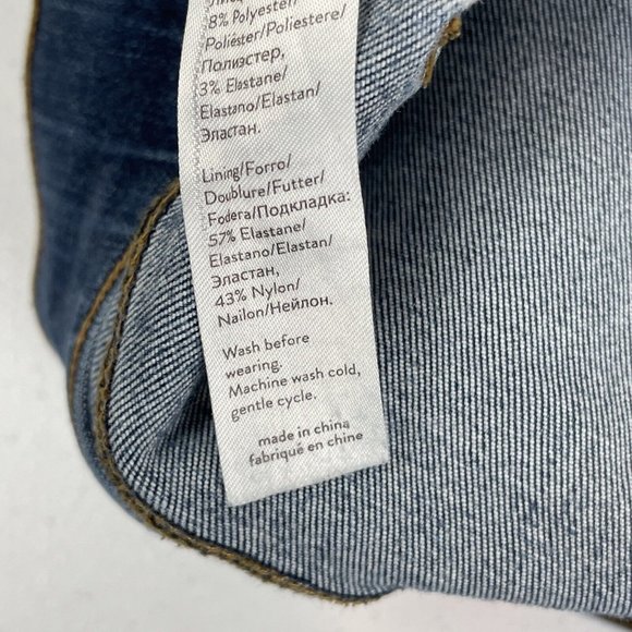 Spanx Pull On‎ Jean Women's Size Medium Raw Hem Skinny Performance Stretch - Picture 7 of 13